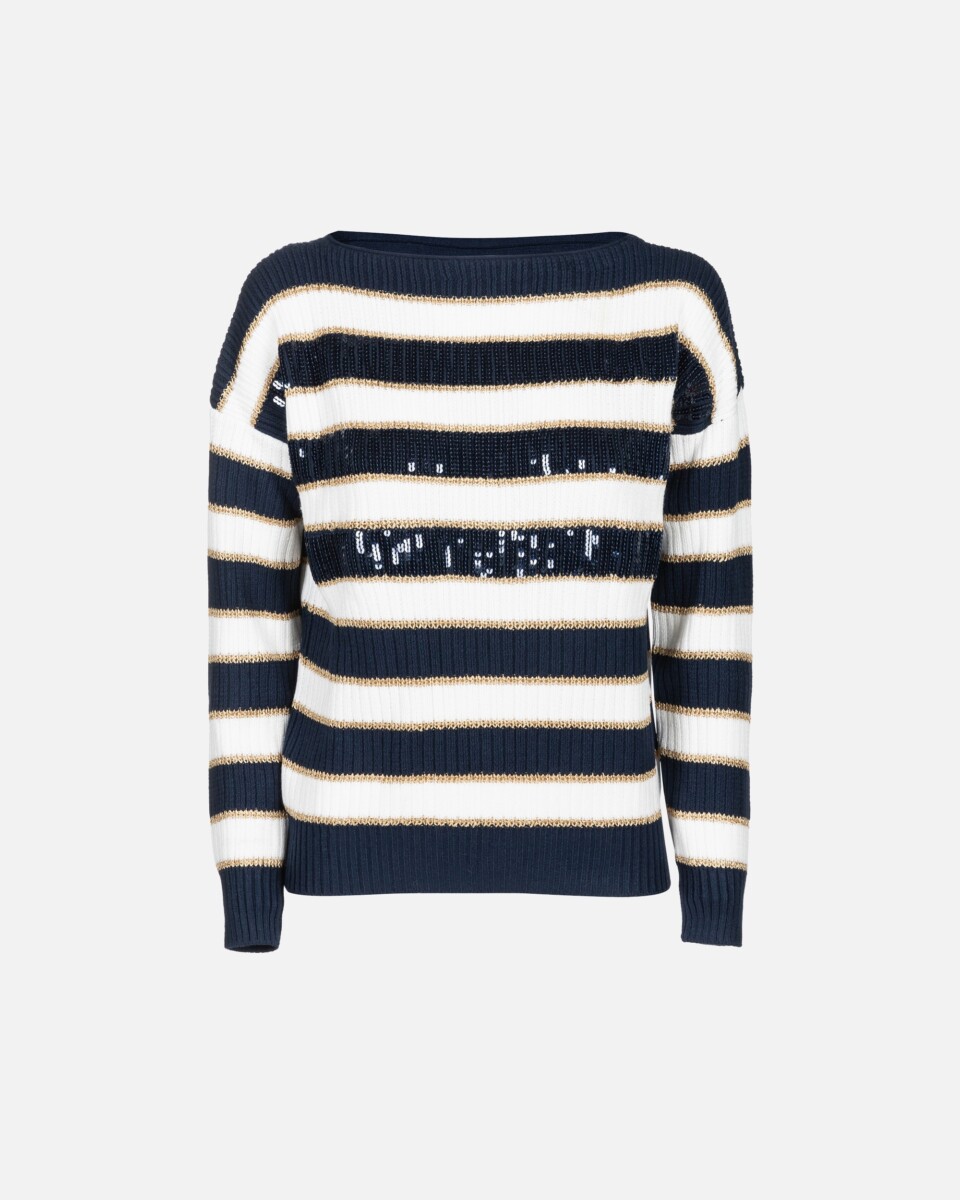 Striped Knit Sweater