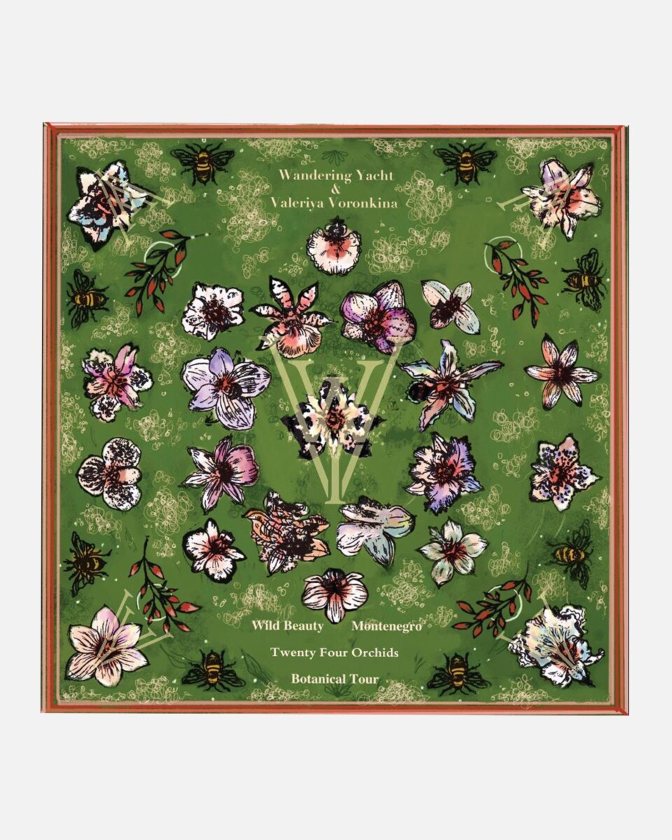 Botanical Tour Silk Twill Scarf
